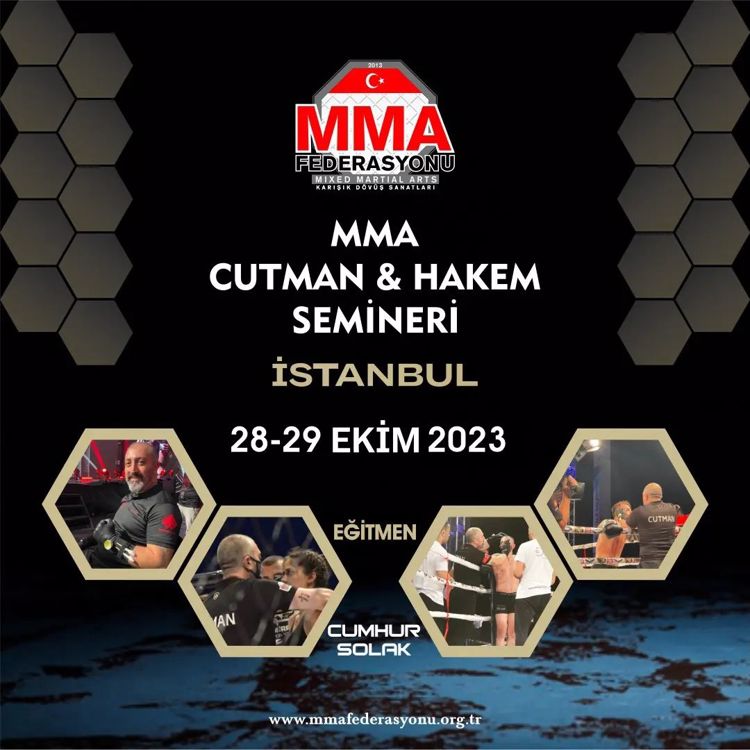 ADAY MMA CUTMAN,MMA CUTMAN & ADAY HAKEM ,HAKEM SEMİNERİ İSTANBUL 2023