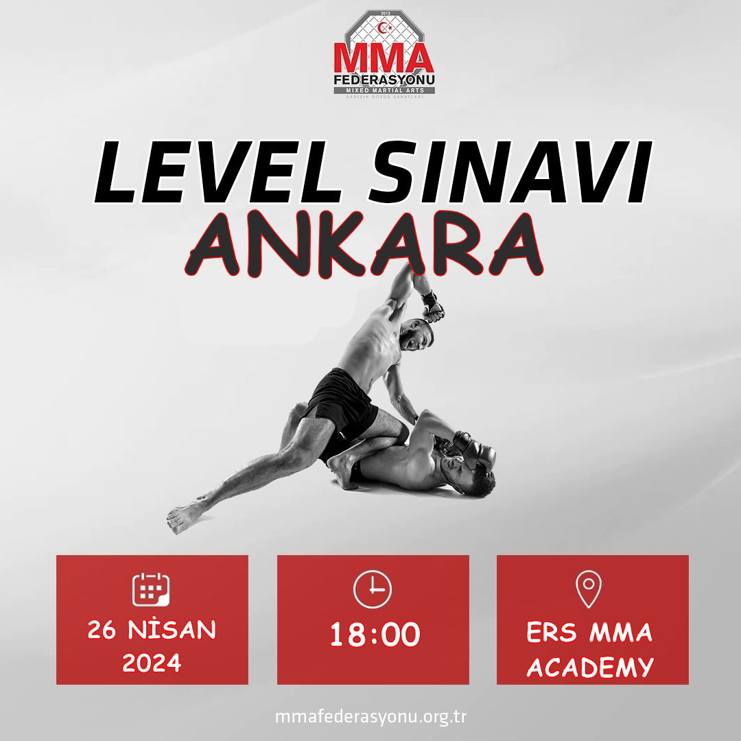 MMA LEVEL SINAVI ERS MMA ACADEMY ANKARA