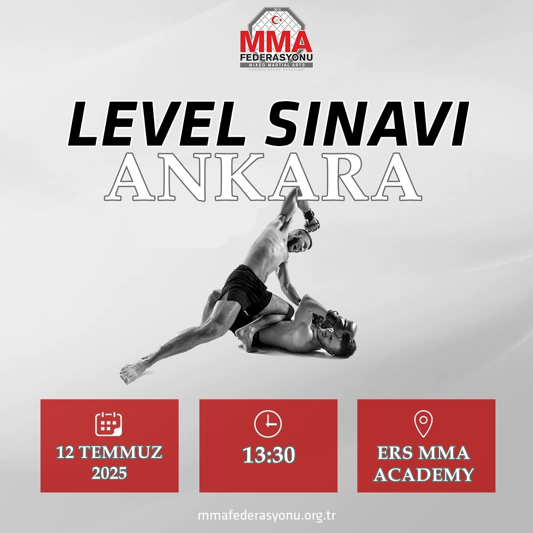 MMA LEVEL SINAVI ERS MMA ACADEMY ANKARA