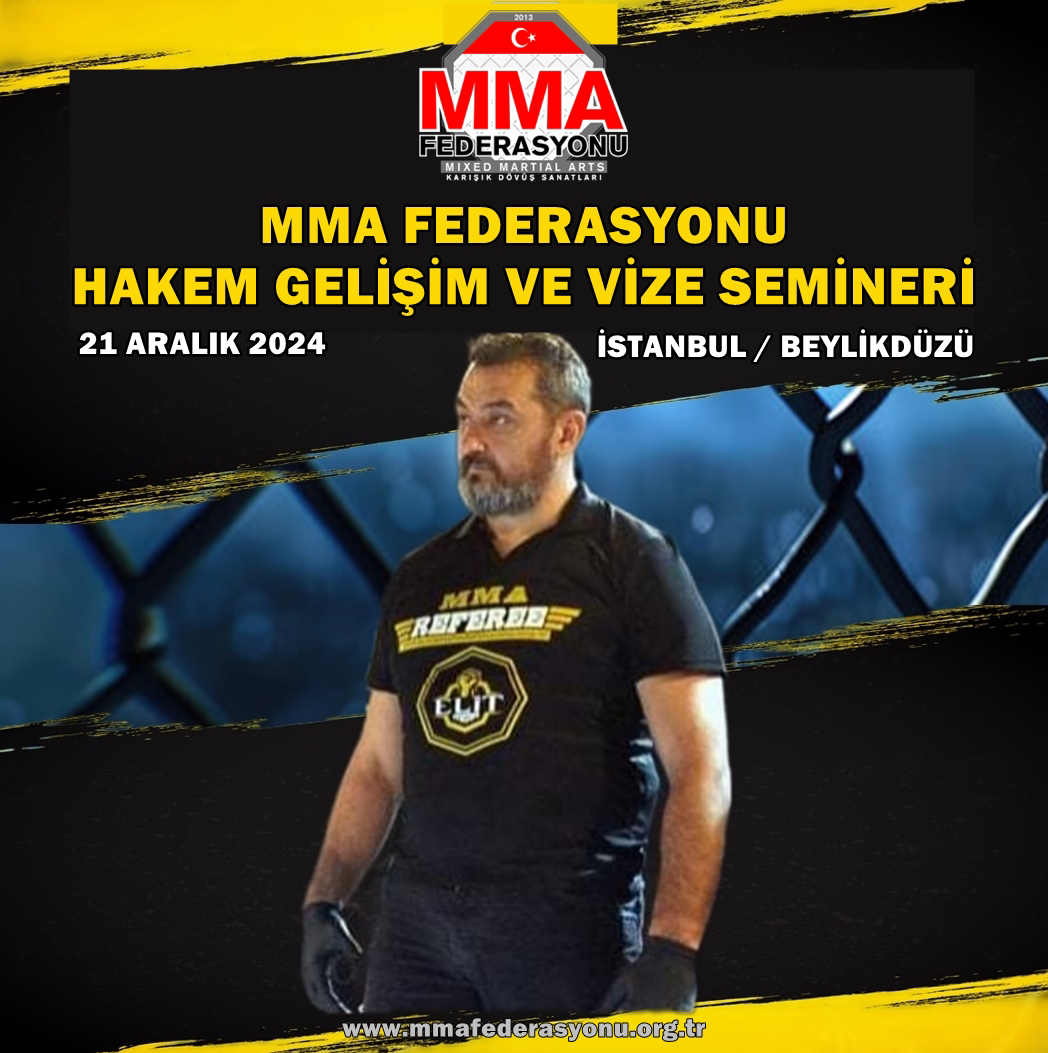 21.12.2024 MMA HAKEM SEMİNERİ İSTANBUL 