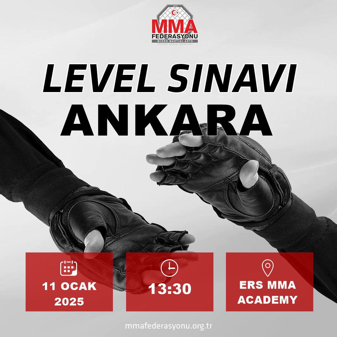 MMA LEVEL SINAVI ERS MMA ACADEMY ANKARA