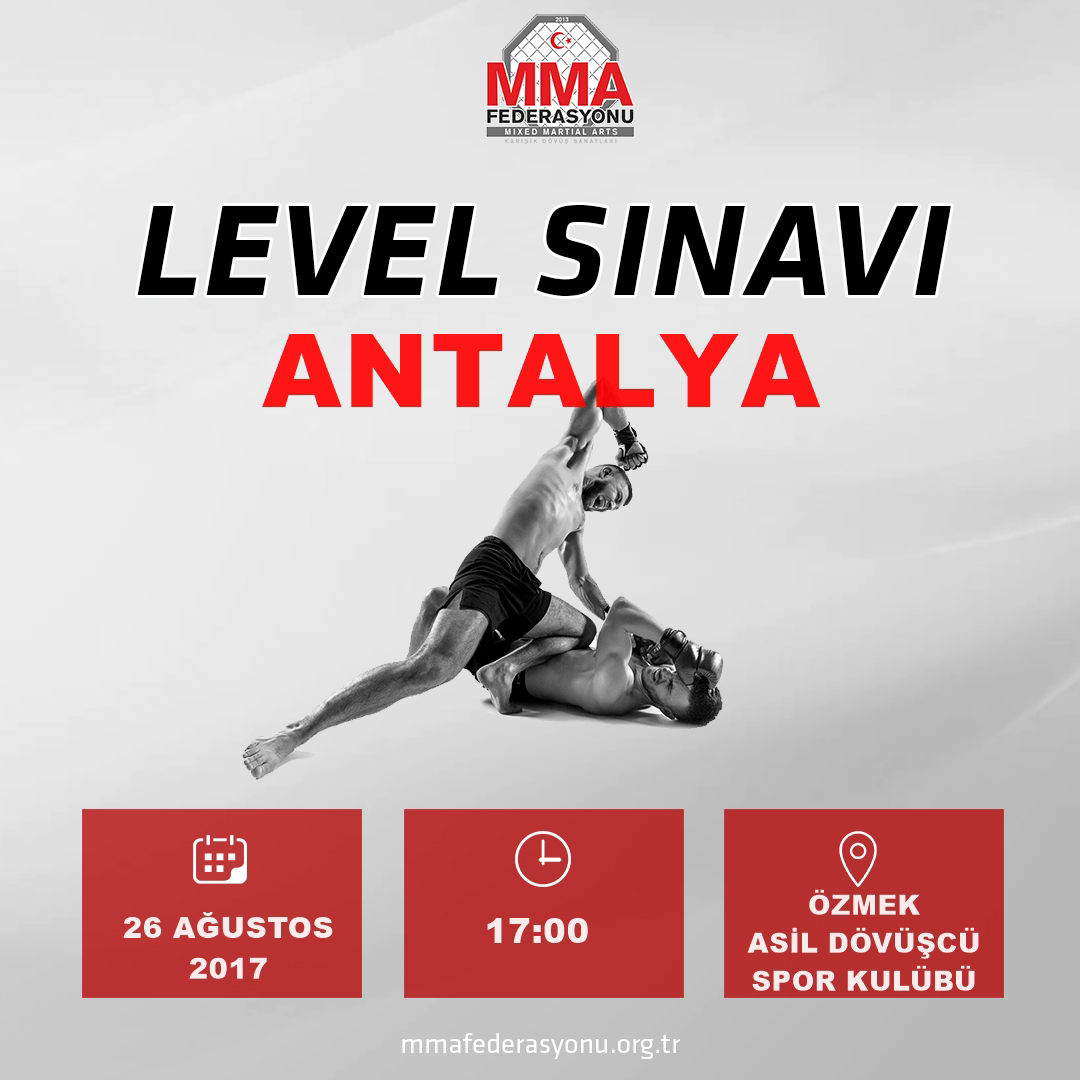 MMA LEVEL SINAVI ANTALYA