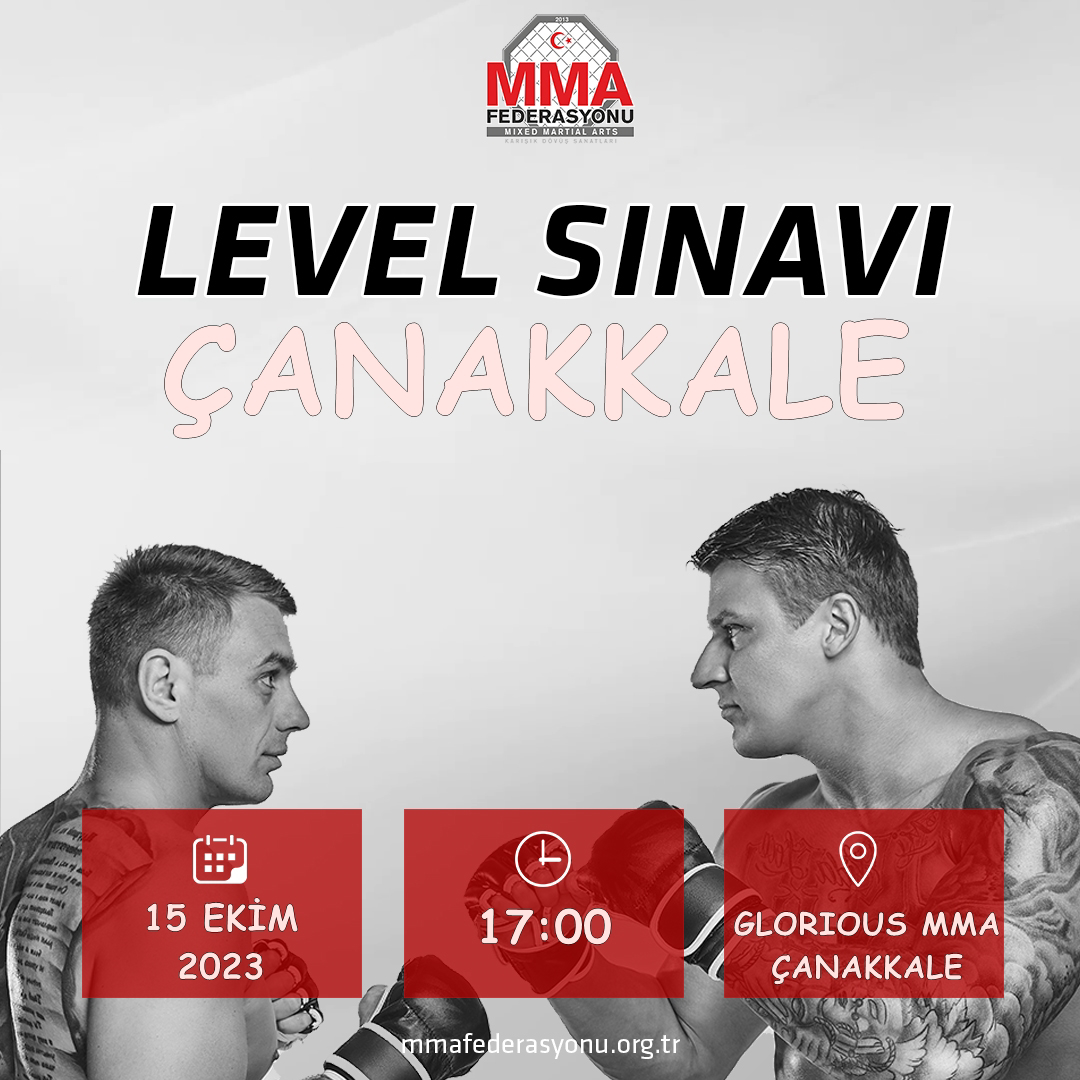MMA LEVEL SINAVI GLORIOUS MMA ÇANAKKALE