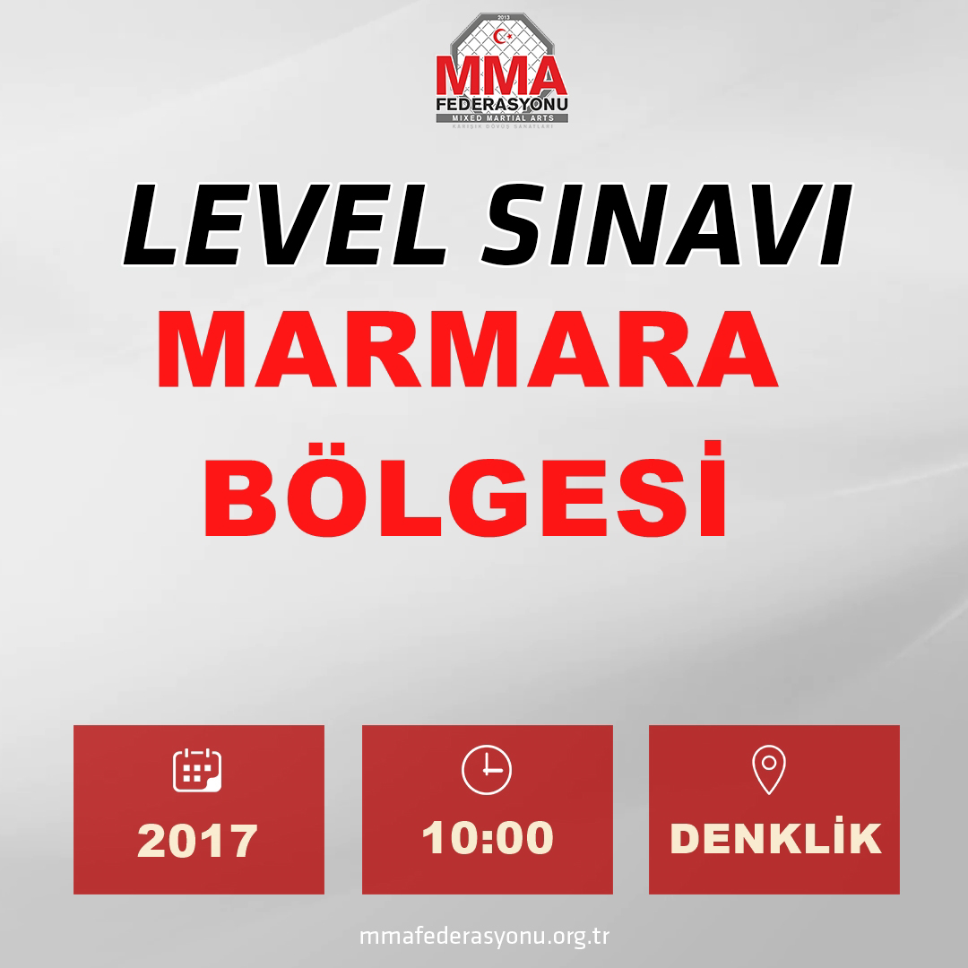 MMA LEVEL SINAVI MARMARA BÖLGESİ DENKLİK 