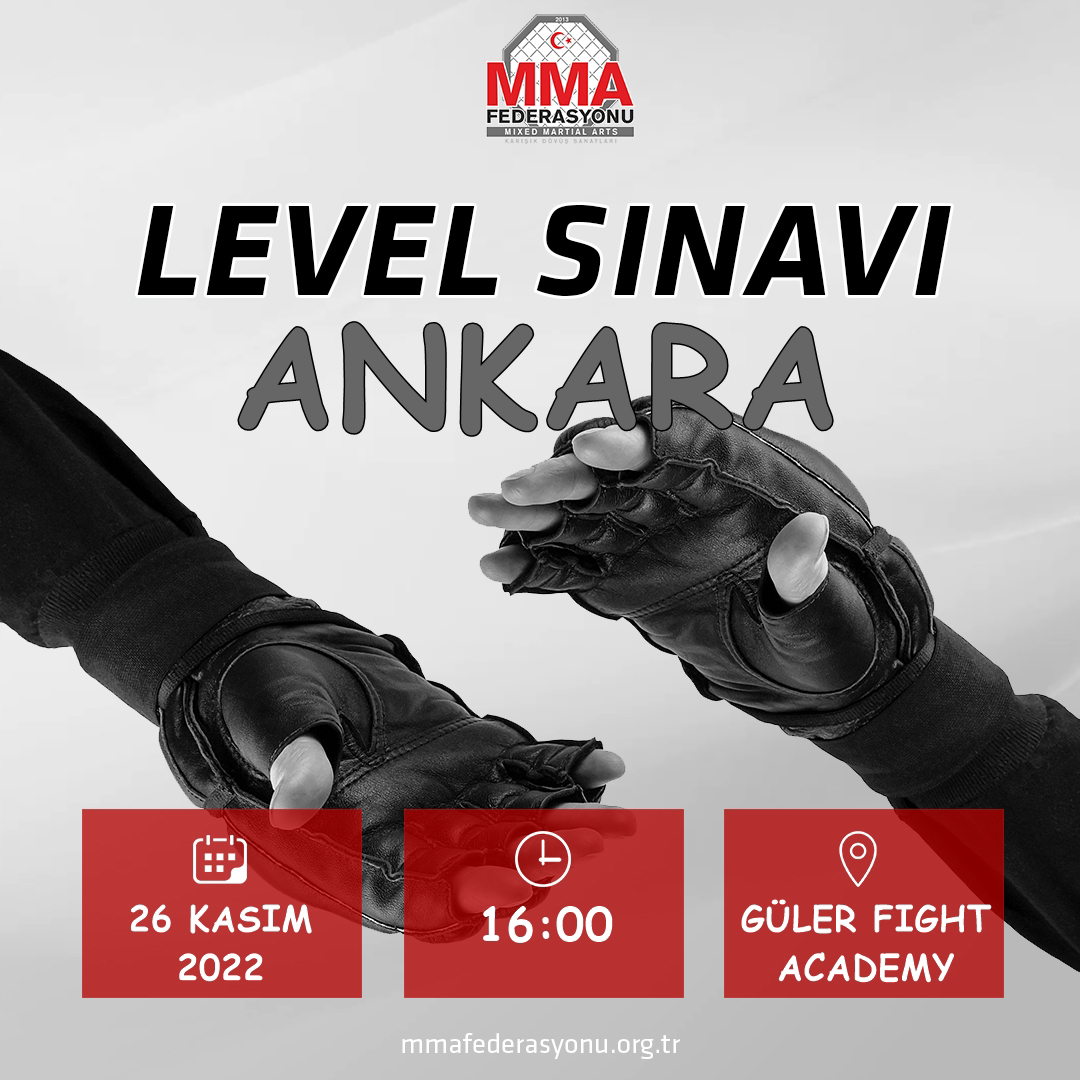MMA LEVEL SINAVI ÖMER GÜLER FIGHT ACADEMY  ANKARA