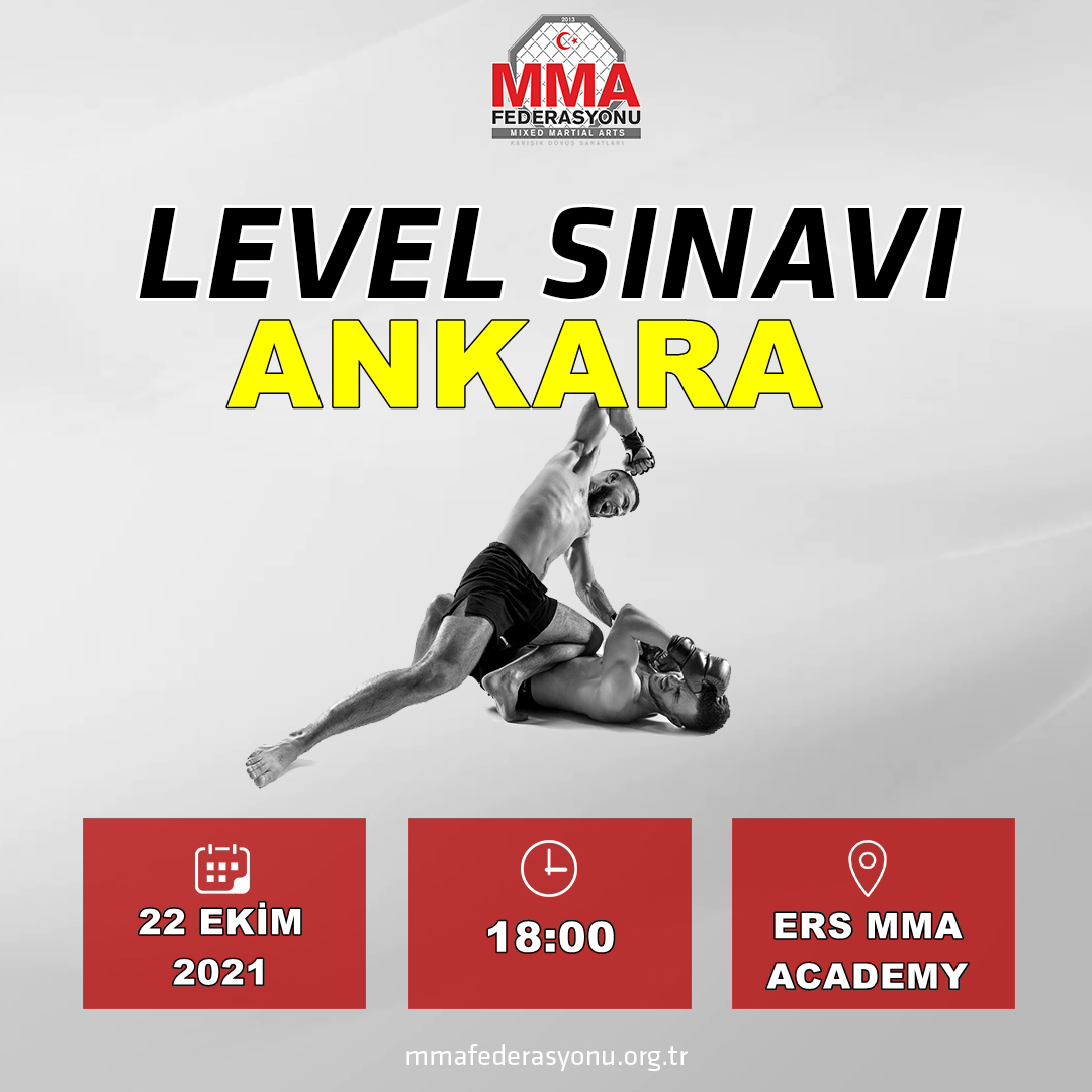 MMA LEVEL SINAVI ERS MMA ACADEMY ANKARA