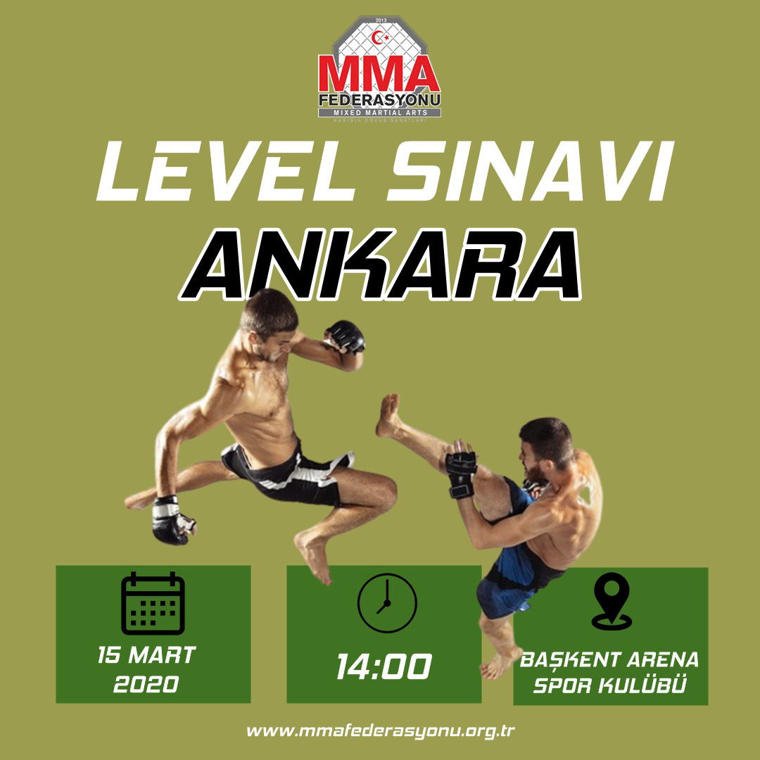 MMA LEVEL SINAVI BAŞKENT ARENA SPOR KULÜBÜ ANKARA