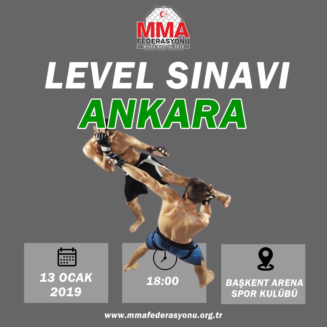 MMA LEVEL SINAVI BAŞKENT ARENA SPOR KULÜBÜ ANKARA