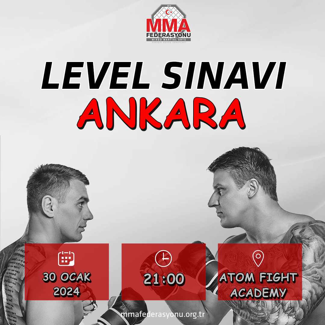 MMA LEVEL SINAVI ATOM FIGHT ACADEMY ANKARA