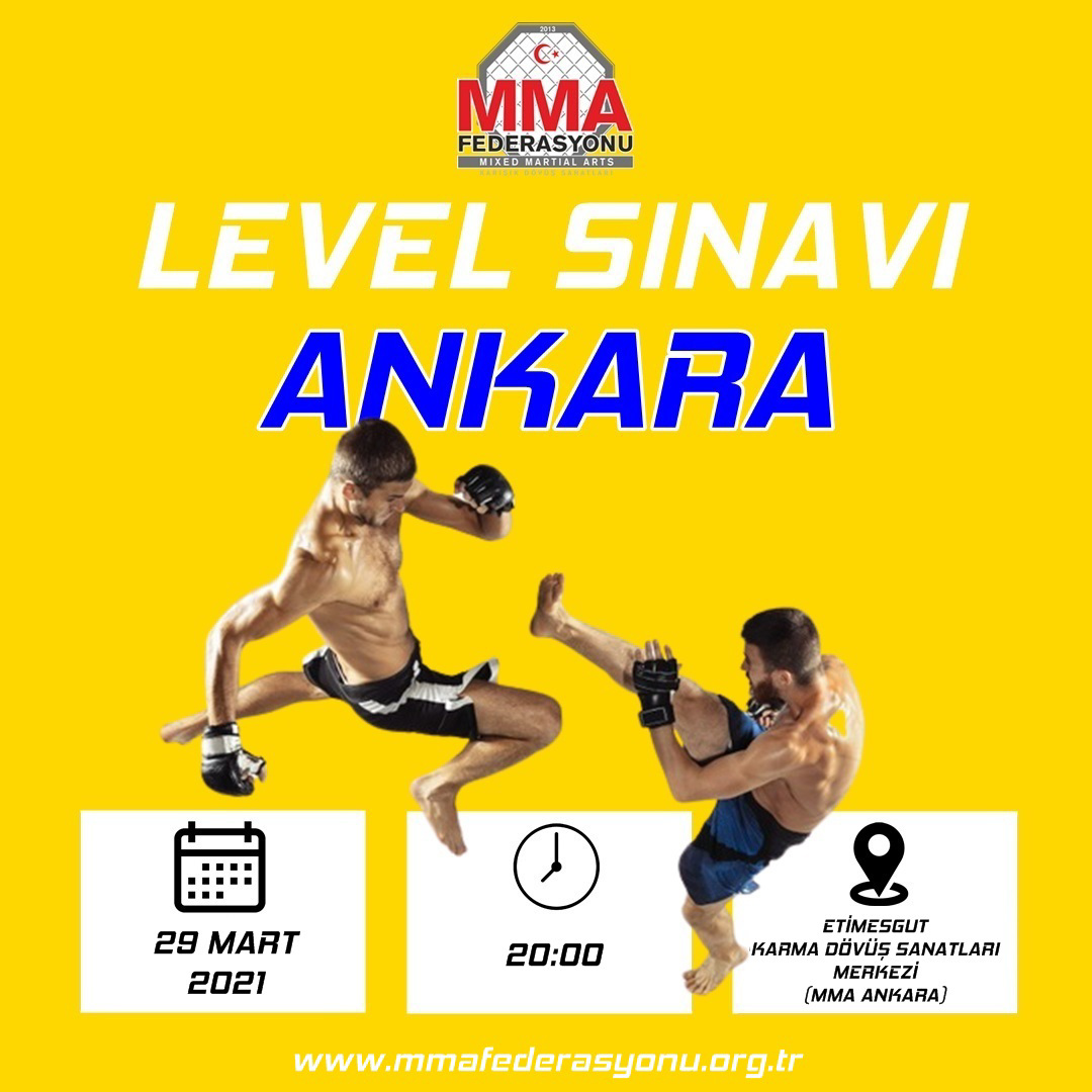 MMA LEVEL SINAVI ETİMESGUT KARMA DÖVÜŞ SANATLARI MERKEZİ  ANKARA 