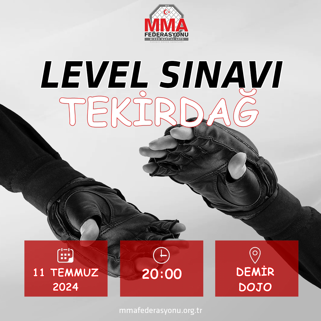 MMA LEVEL SINAVI DEMİR DOJO TEKİRDAĞ