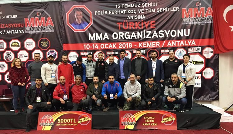 10-14 Ocak 2018 Tarihin’de Yapılan Türkiye MMA Seçmelerinde Dereceye Giren Kulüpler Belli Oldu